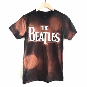 VTG Style Bleached Distressed The Beatles Shirt
